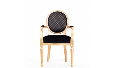 Madalyon Wooden Arm Chair