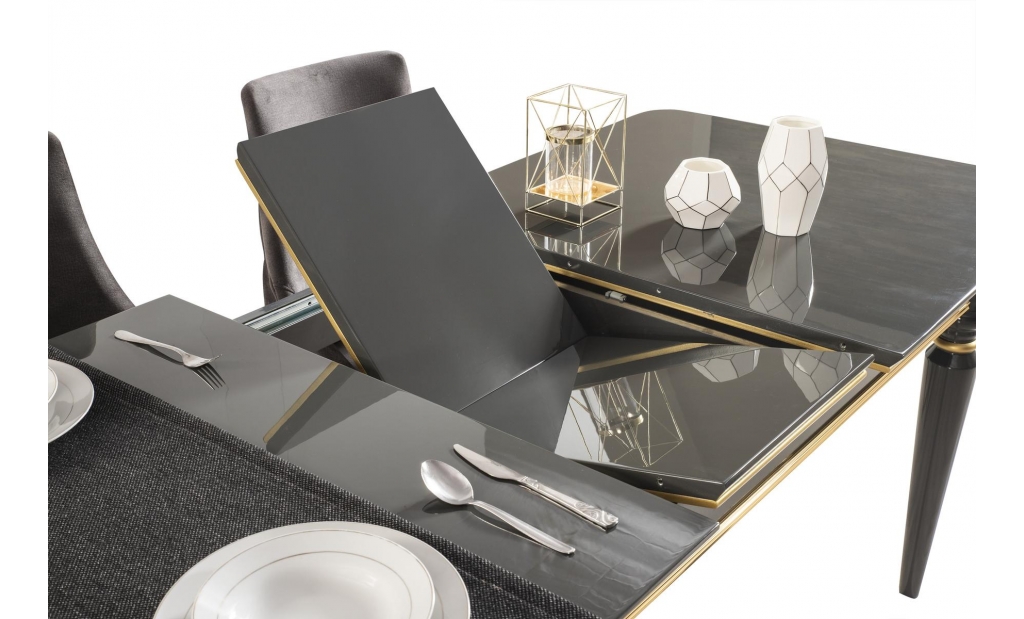 Luxury Black Dining Room Set