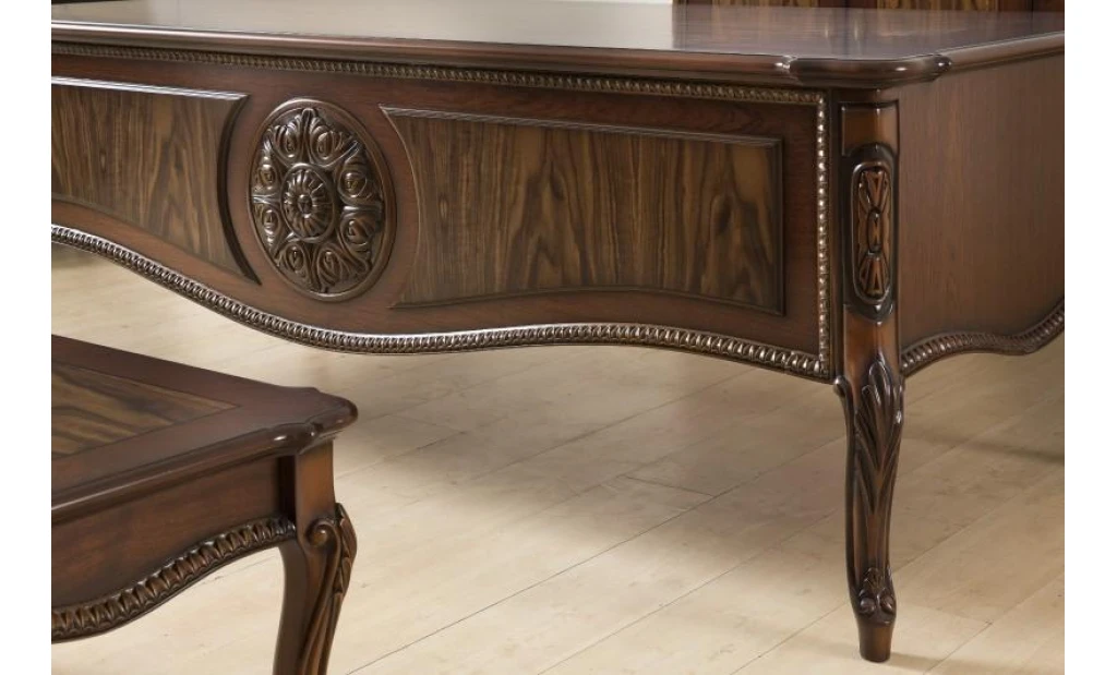 Oscar walnut classic office desk