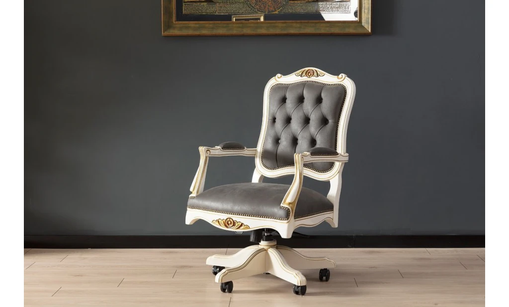 White King classic white office furniture set