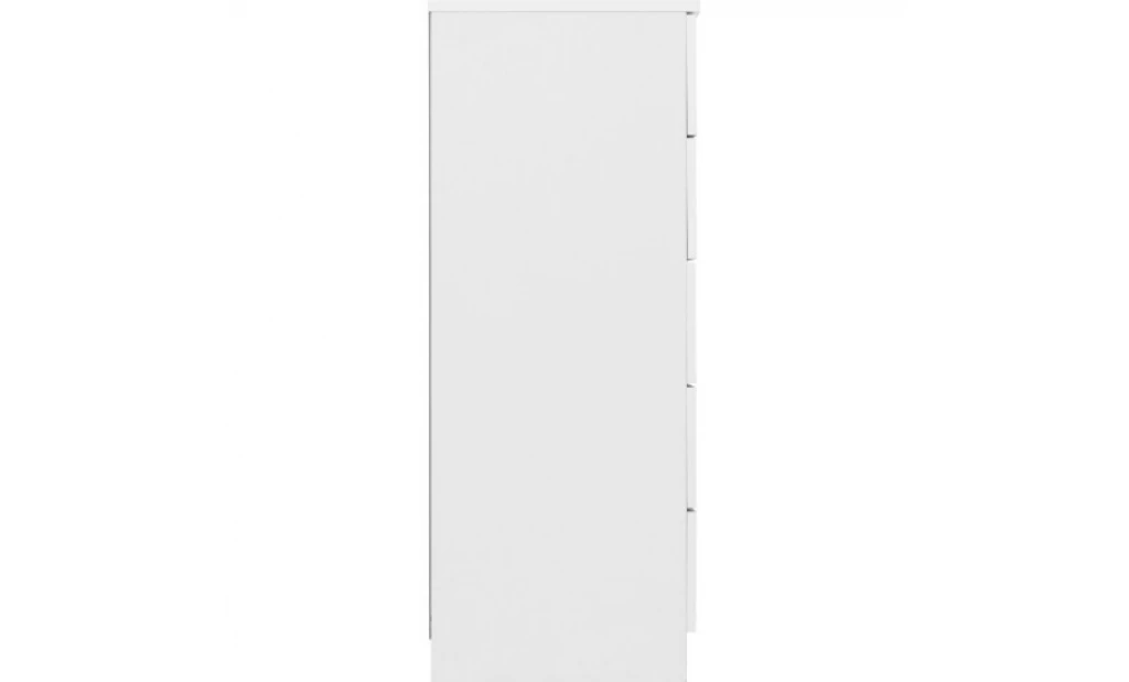 (5 Draw Chest White) Modern Bedroom Furniture Wardrobes, Bedside, Chest