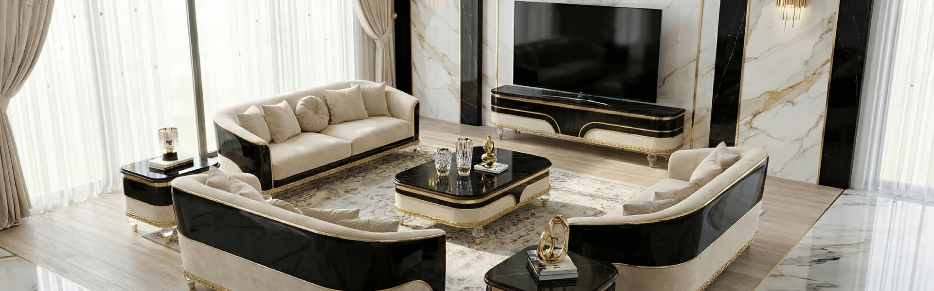 High Quality Luxury Living Room Furniture Set Manufacturer