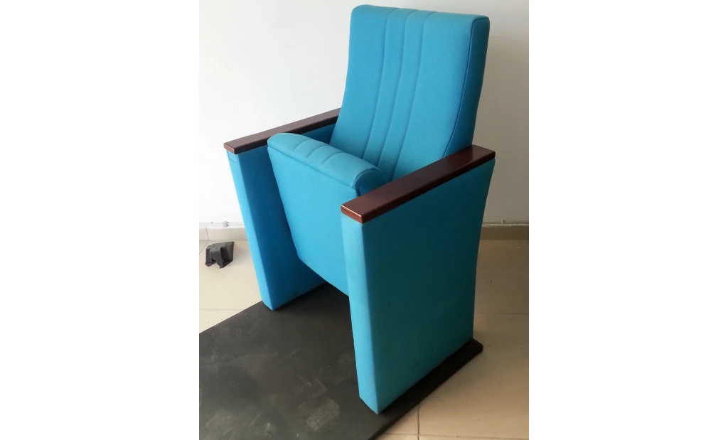 Closed Arm Beige Conference Chair