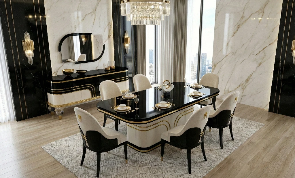 Elra Luxury Dining Room Set