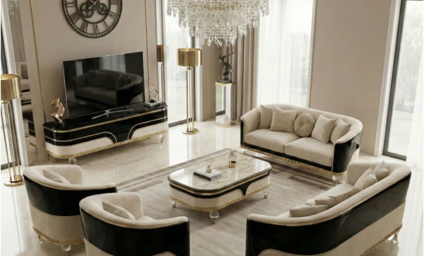 Elra Luxury Living Room Sofa Set