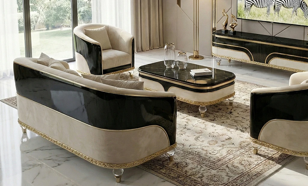 Elra Luxury Living Room Sofa Set