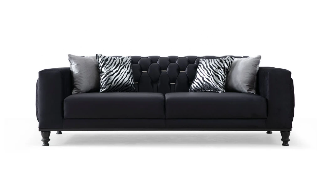 Icon Anthracite Sofa Set