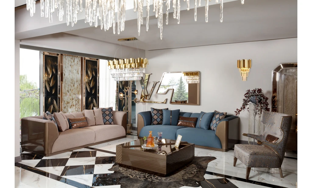 Liviton Living Room Sofa Set