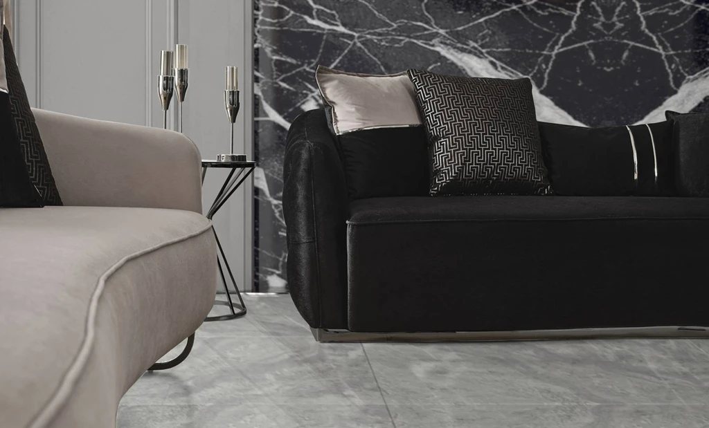 Lounge White Sofa Set