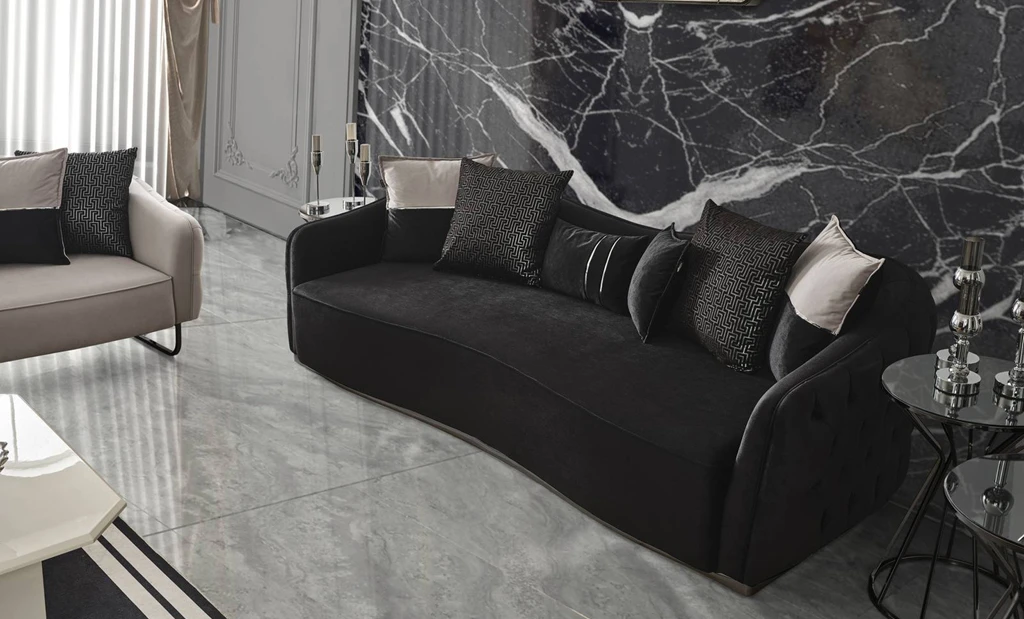 Lounge White Sofa Set