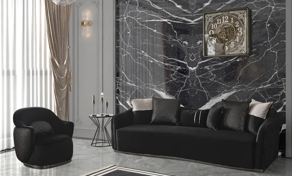 Lounge White Sofa Set