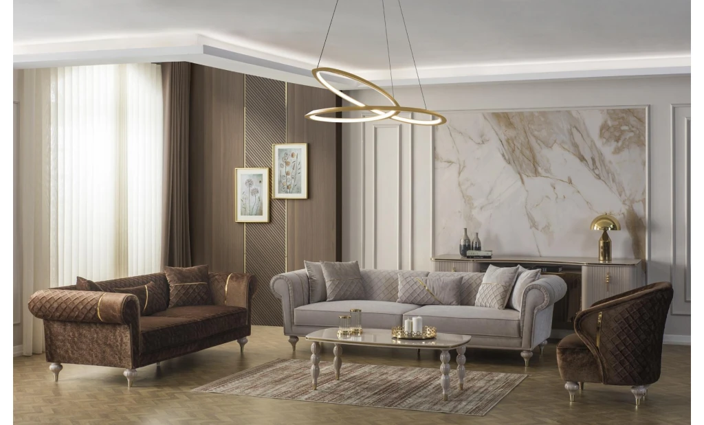 Puma Modern Living Room Sofa Set