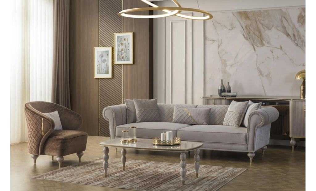 Puma Modern Living Room Sofa Set