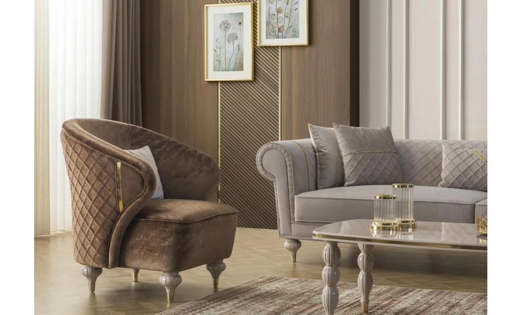 Puma Modern Living Room Sofa Set