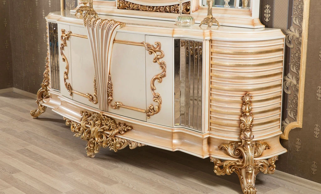 King Classic Krem Dining Room Set