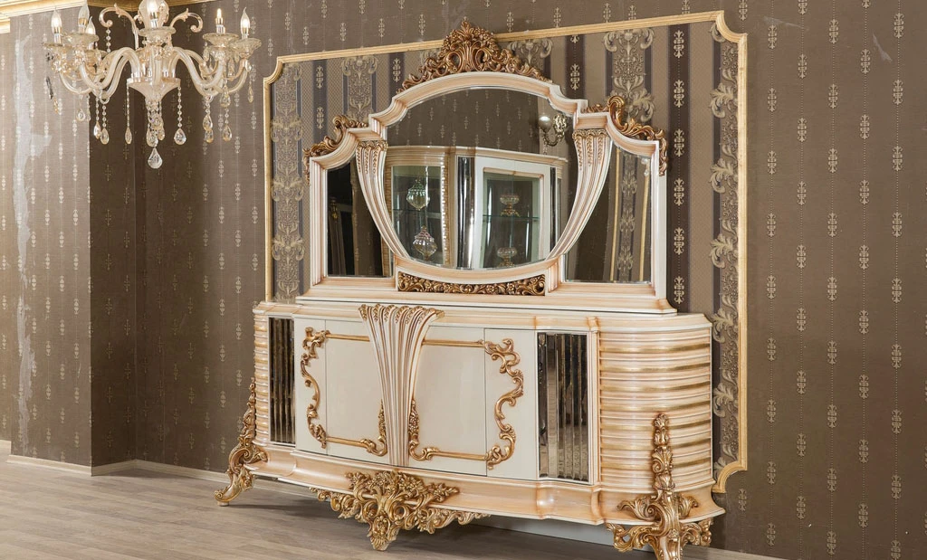 King Classic Krem Dining Room Set