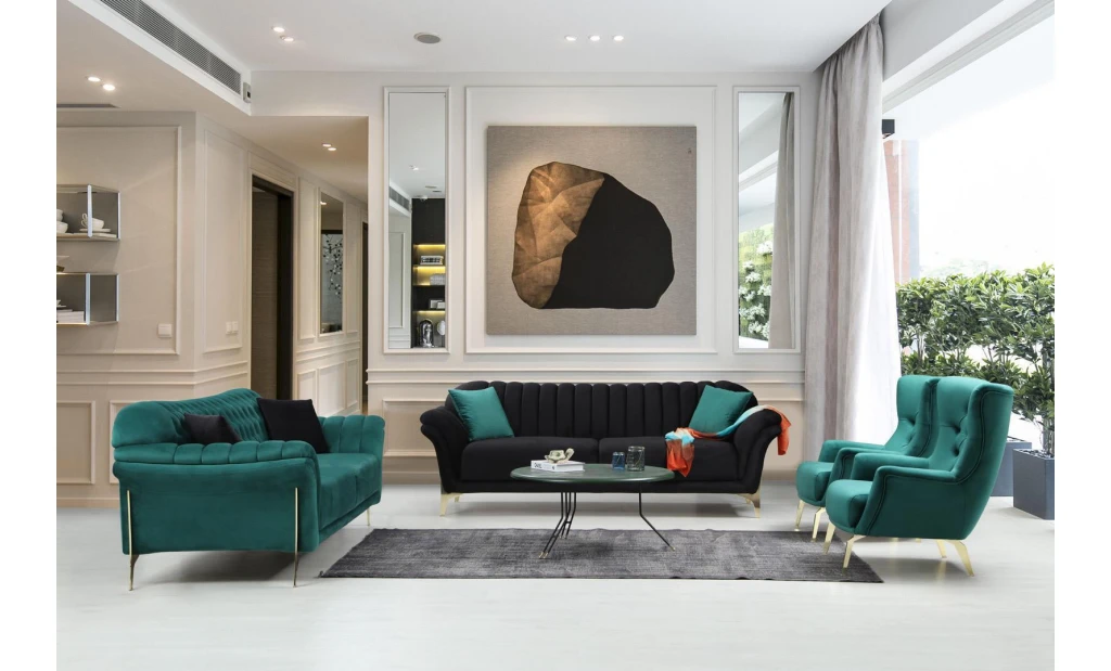 Zen Living Room Sofa Set