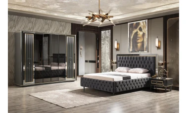 Luxury Black Bedroom Set