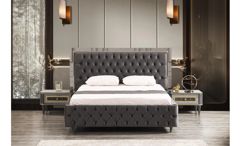 Luxury Black Bedroom Set