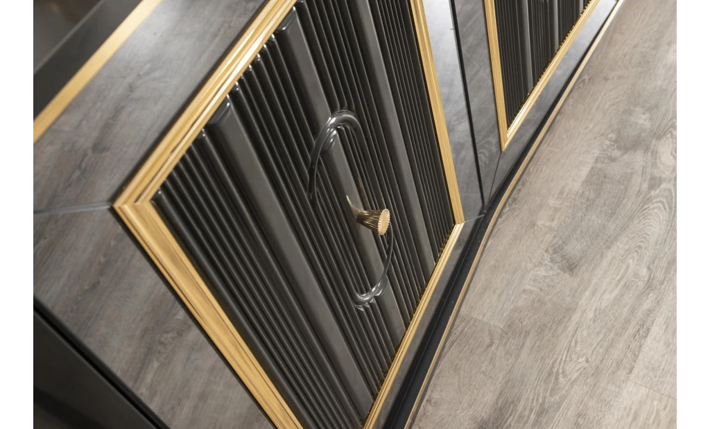 Luxury Black Dining Room Set