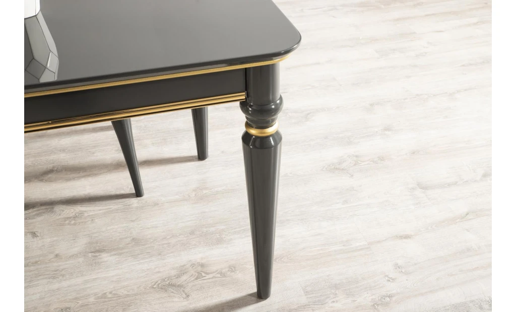 Luxury Black Dining Room Set