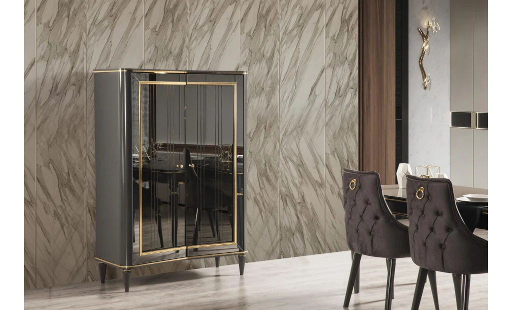 Luxury Black Dining Room Set