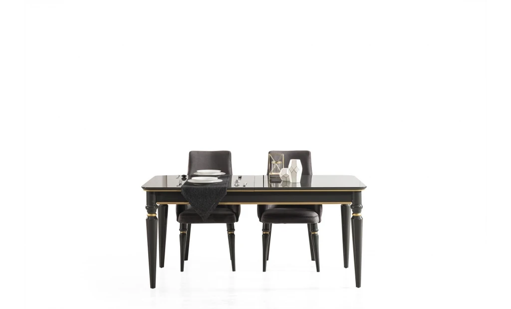 Luxury Black Dining Room Set