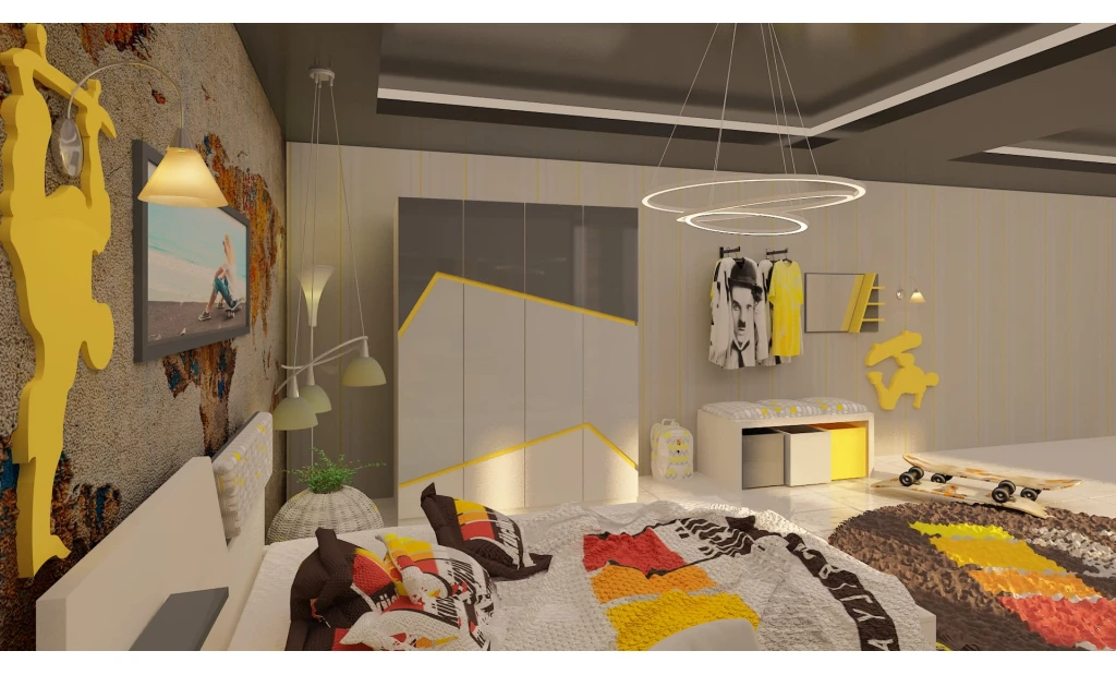 Açı Modern Young Room Set